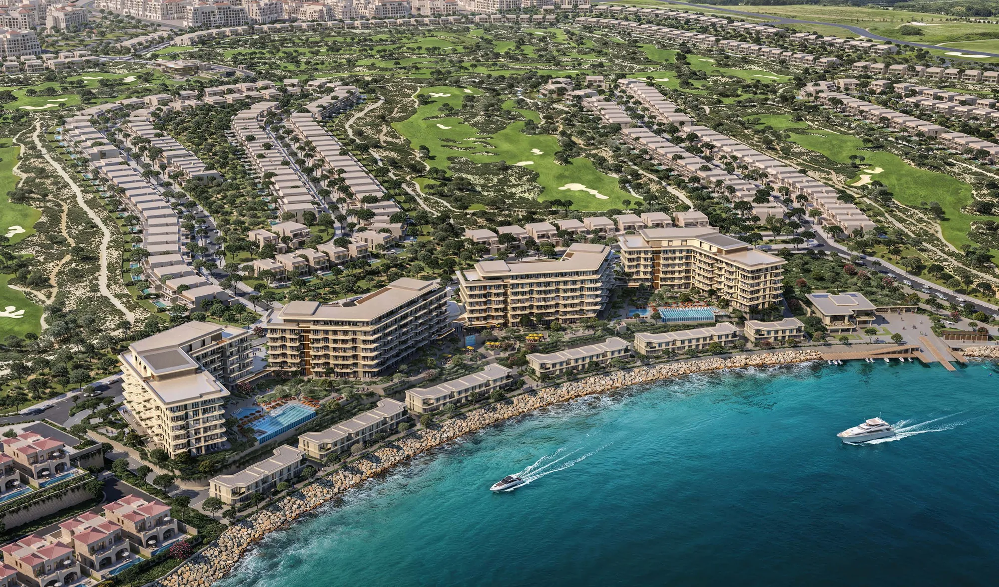 مدن رأس الحكمة على البحر المتوسط